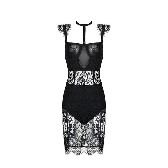 Perspective Dress, Spaghetti Strap Dress, Dress