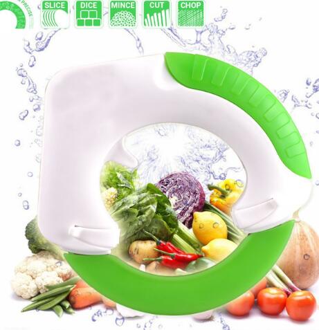 Round Kitchen Knife - Multi-Functional Cutting Tool