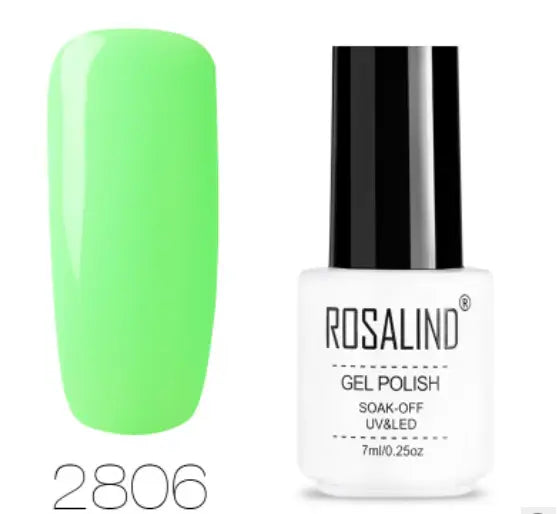 RC Series Green UV Gel Nail Polish - 24 Colors Set