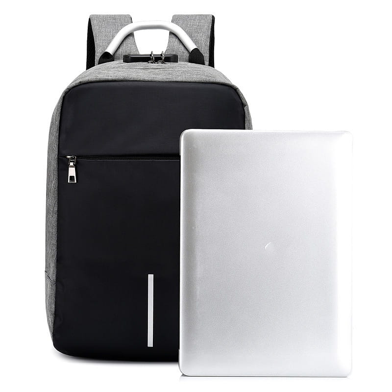 Men’s Anti-Theft USB Backpack for Laptops