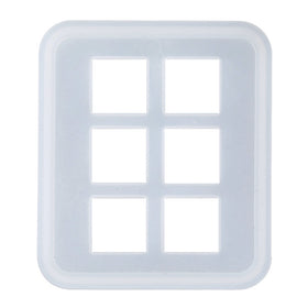 Crystal Epoxy Square Sphere Half-Dome Silicone Mold