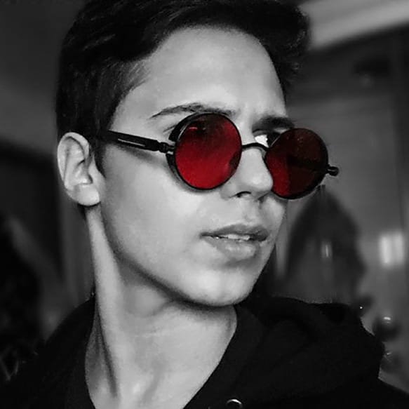 Metal Frame Retro Round Sunglasses for Men and Women