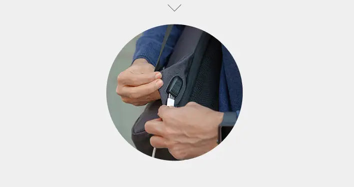 Couple Anti-Theft USB Charging Computer Backpack