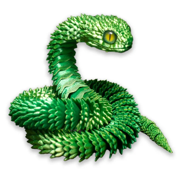 3D Snake Decor