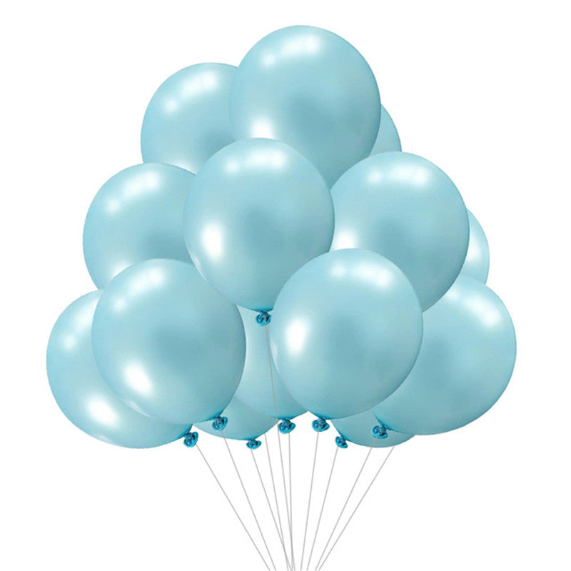 20 White and Pink Latex Balloons for Birthday Party