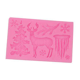 Christmas Snowflake Tree Silicone Mold for Baking