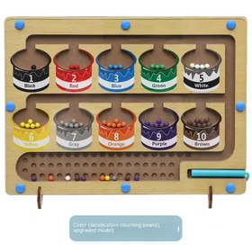 Digital Maze Wooden Puzzle