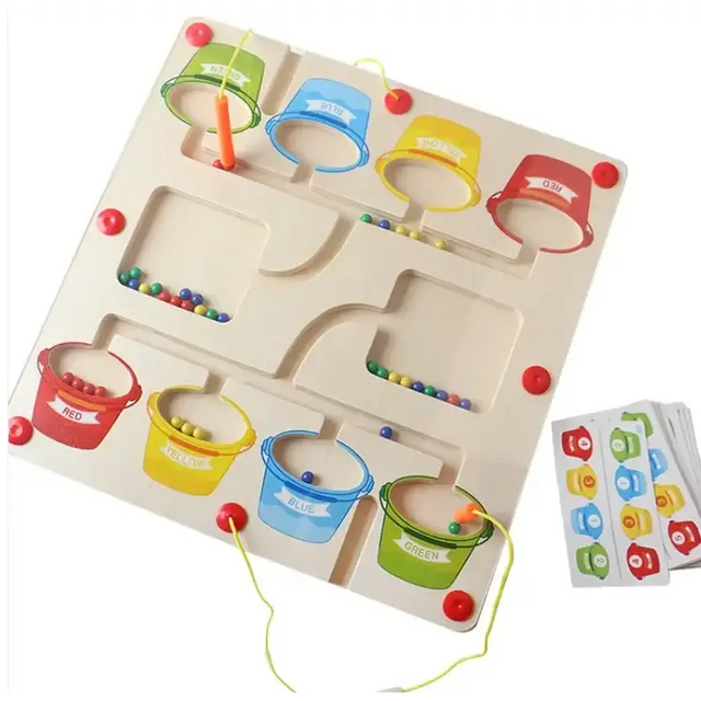 Digital Maze Wooden Puzzle