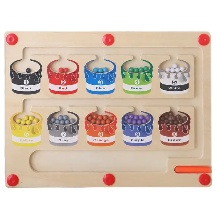 Digital Maze Wooden Puzzle