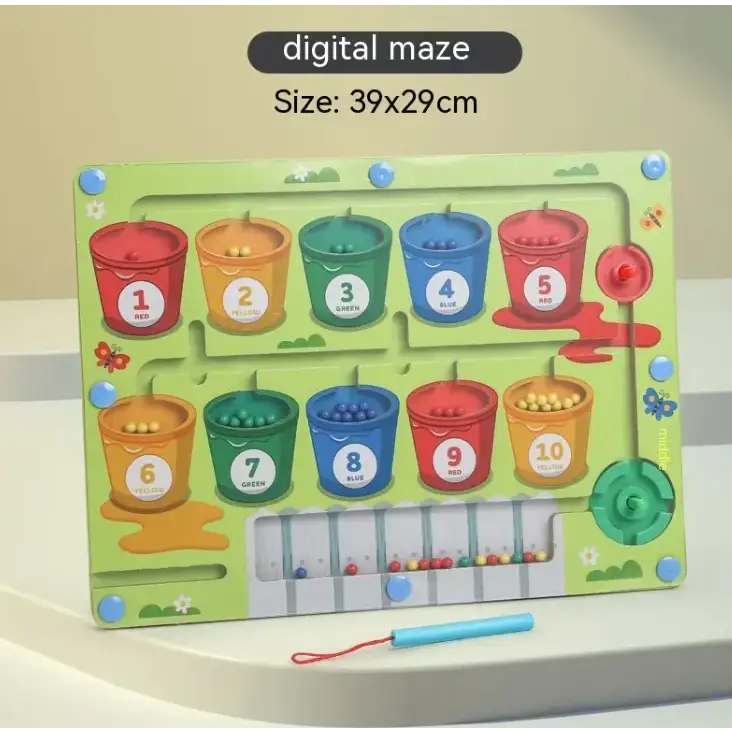 Digital Maze Wooden Puzzle