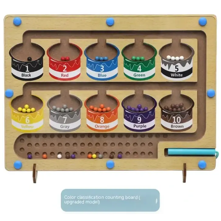 Digital Maze Wooden Puzzle
