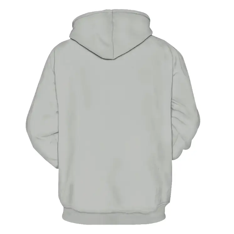 Digital Print Hoodie for Couples - Casual Loose Fit