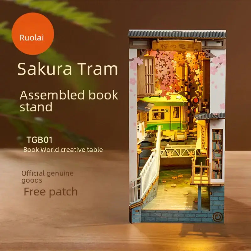 DIY Wooden House Puzzle Assembly Toy Model Kit