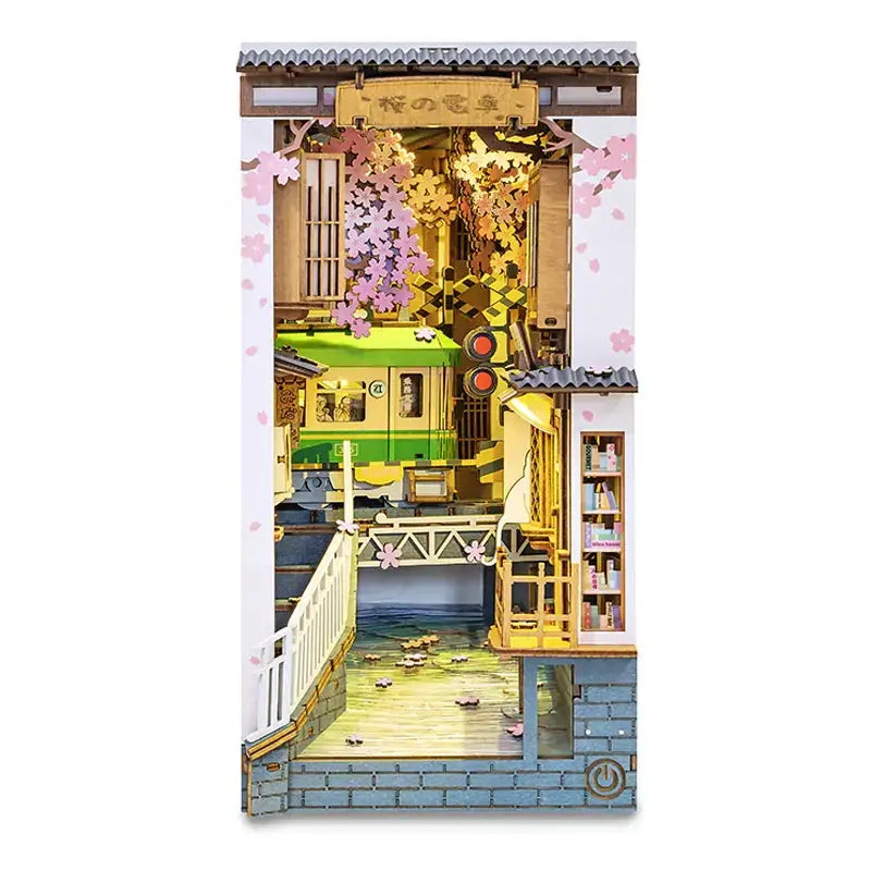 DIY Wooden House Puzzle Assembly Toy Model Kit