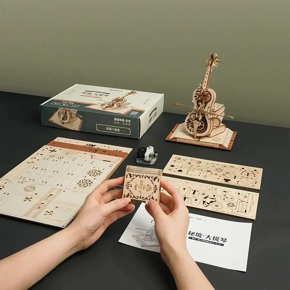 DIY Wooden Mechanical Assembly Model Creative Toy