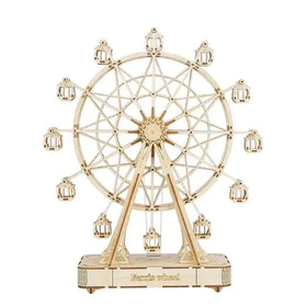 DIY Wooden Music Ferris Wheel Puzzle Toy Model