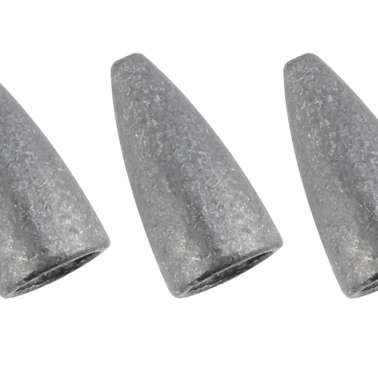 Dr.Fish 50 Pack Bullet Fishing Sinkers Worm Weights Lead Fishing Weights Bass Fishing Sinker Freshwater Texas Carolina Rig Punch Shot 3/16oz