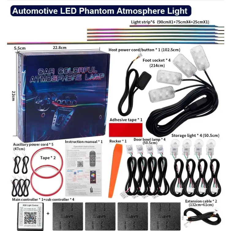 Dynamic In‑Car RGB Ambient Light Kit