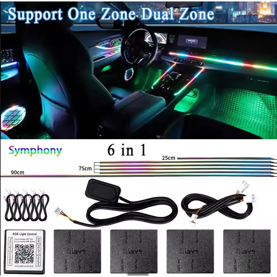 Dynamic In‑Car RGB Ambient Light Kit