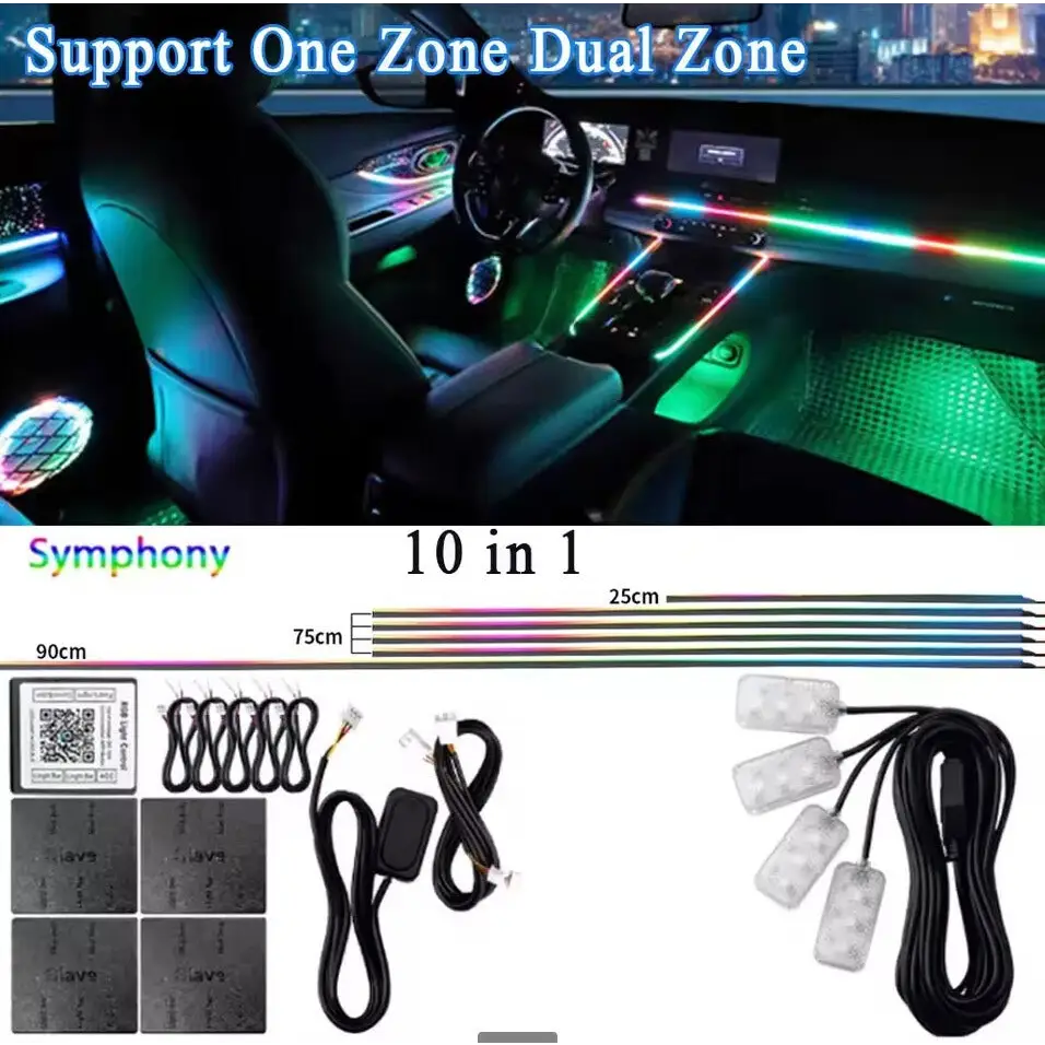 Dynamic In‑Car RGB Ambient Light Kit