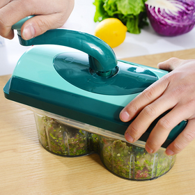 Hand-Pulled Garlic and Meat Chopper Kitchen Tool