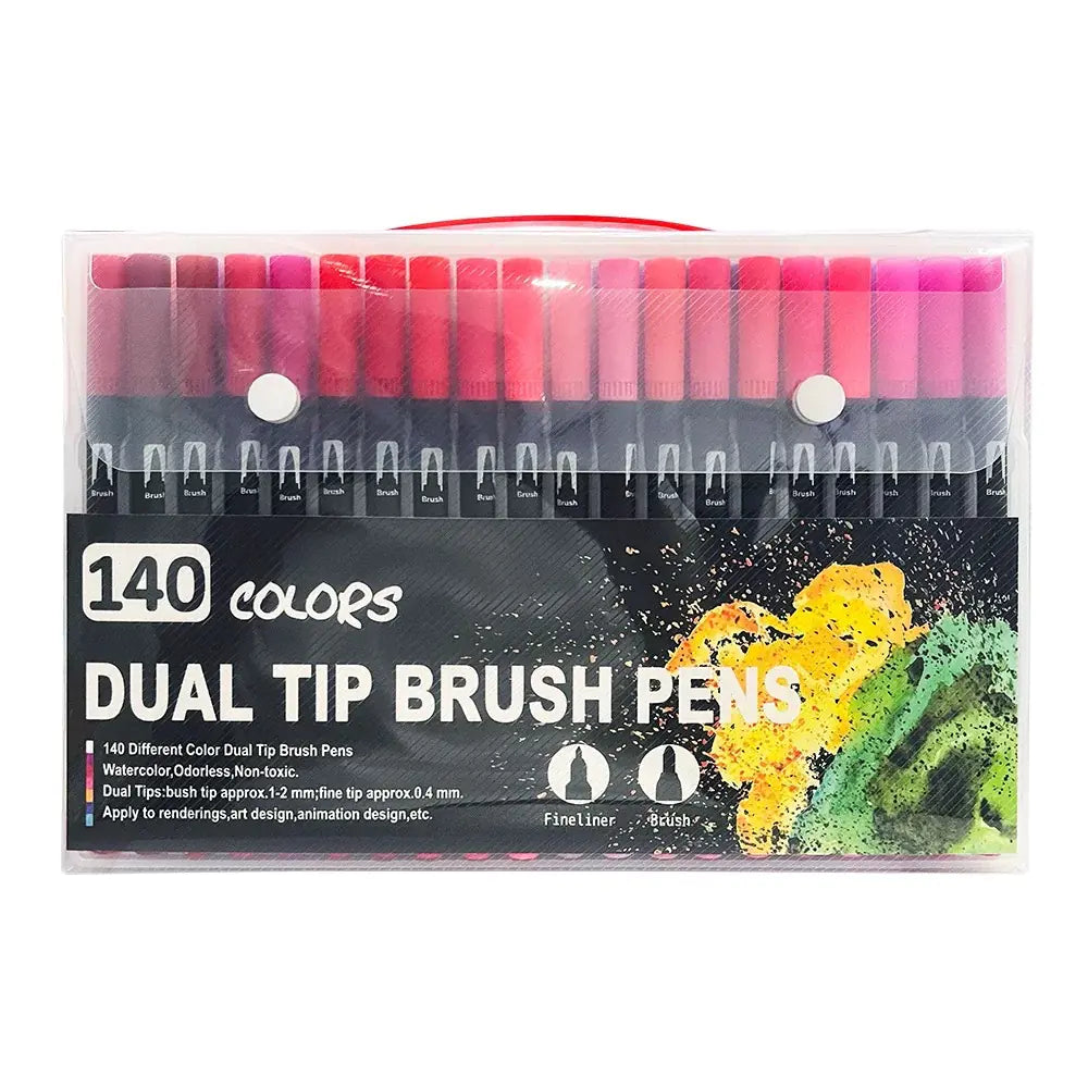 Amazon Dual-Head Watercolor Markers 24 Colors Set - Joomcy