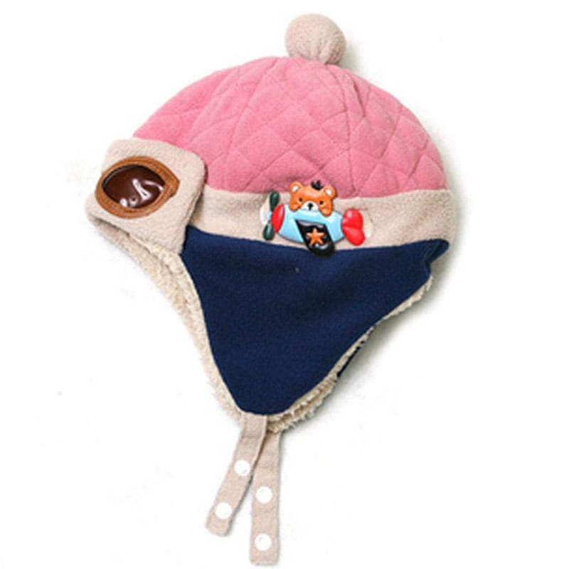 Winter Hipsters for Boys and Girls with Fluffy Earmuffs