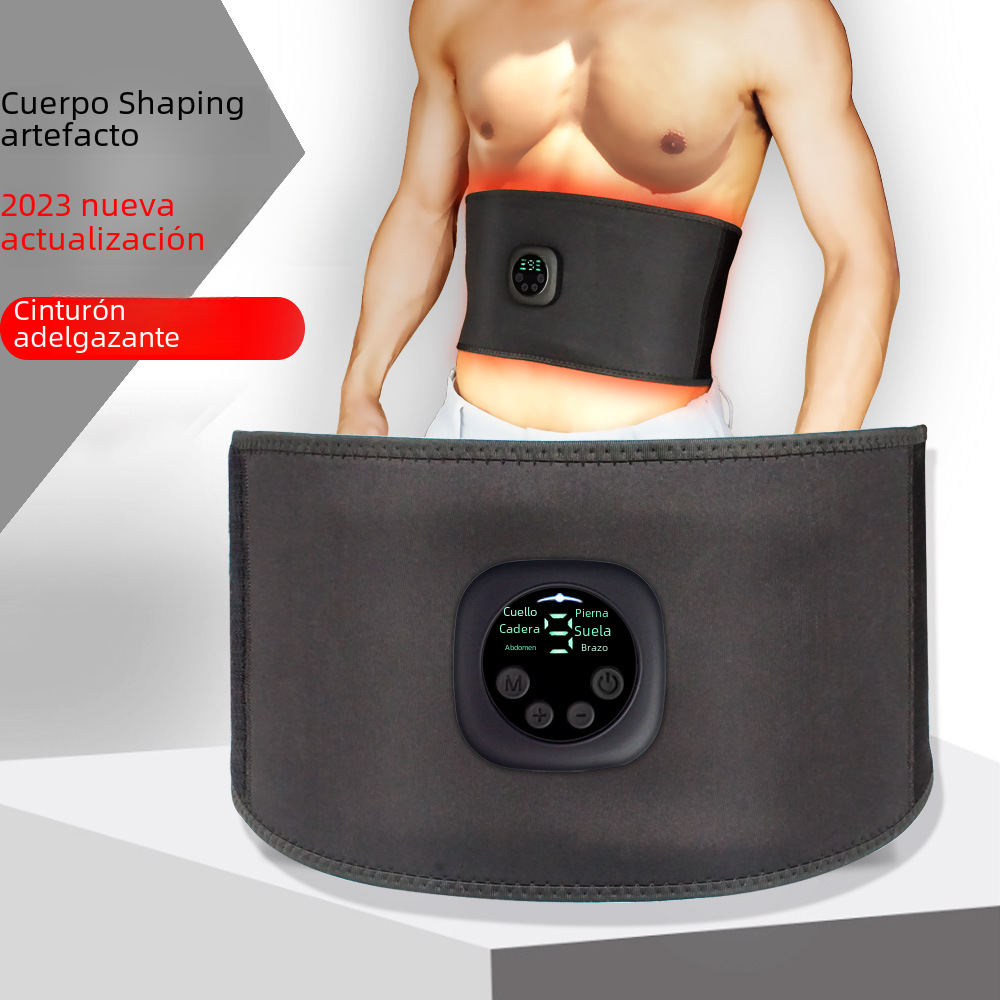 EMS Waist Trainer Belt for Abdominal Fitness Massage
