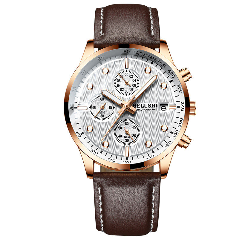 Belochi Stylish Men's Quartz Watch with Waterproof Design