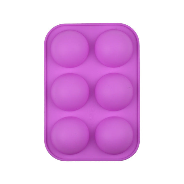 Silicone Semi Sphere Baking Mold for 3D Cupcakes