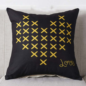 Simple Geometric Retro Pillowcase Design