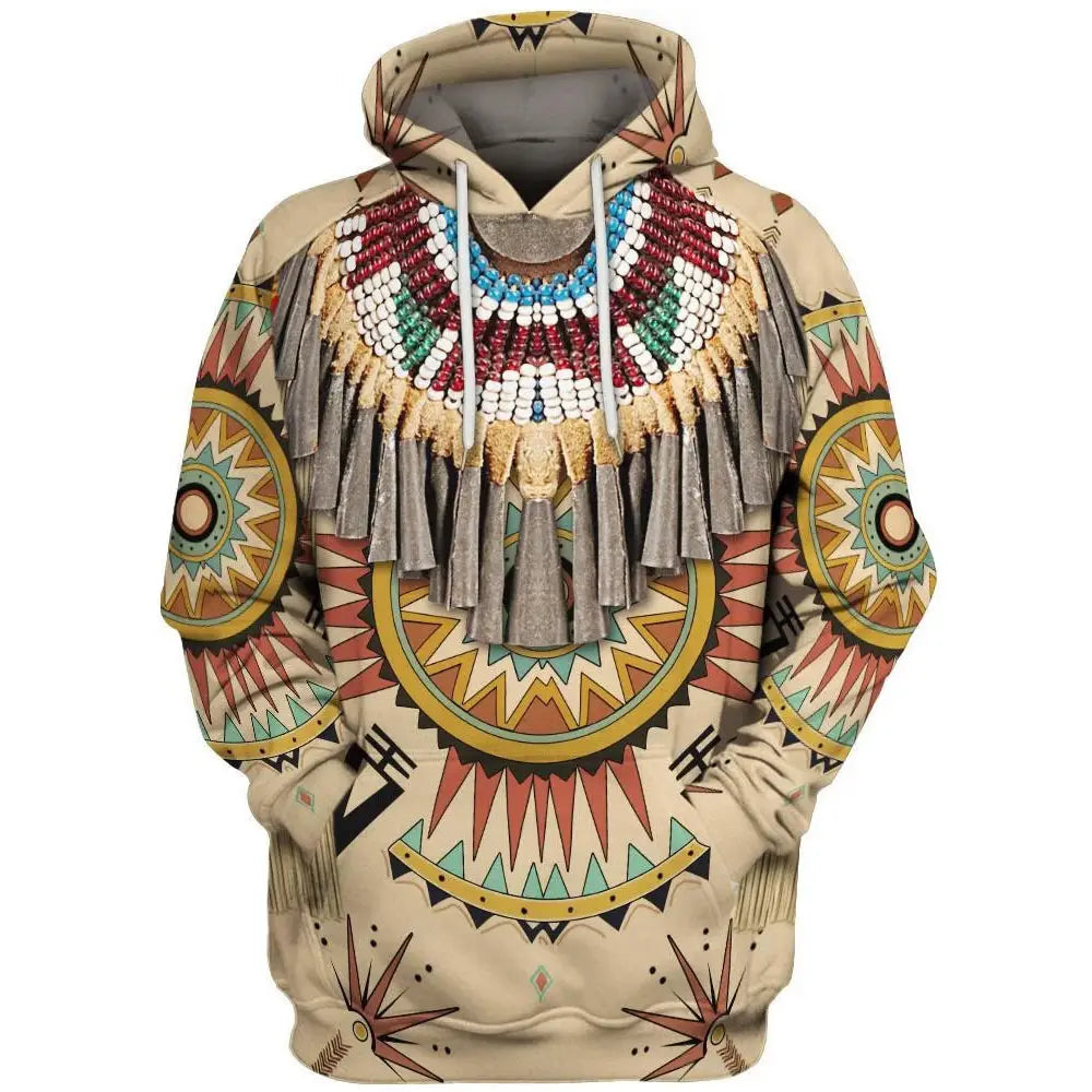 3D Hoodie with Digital Print - European Style Jacket