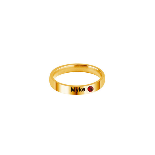 European and American Titanium Steel Ring