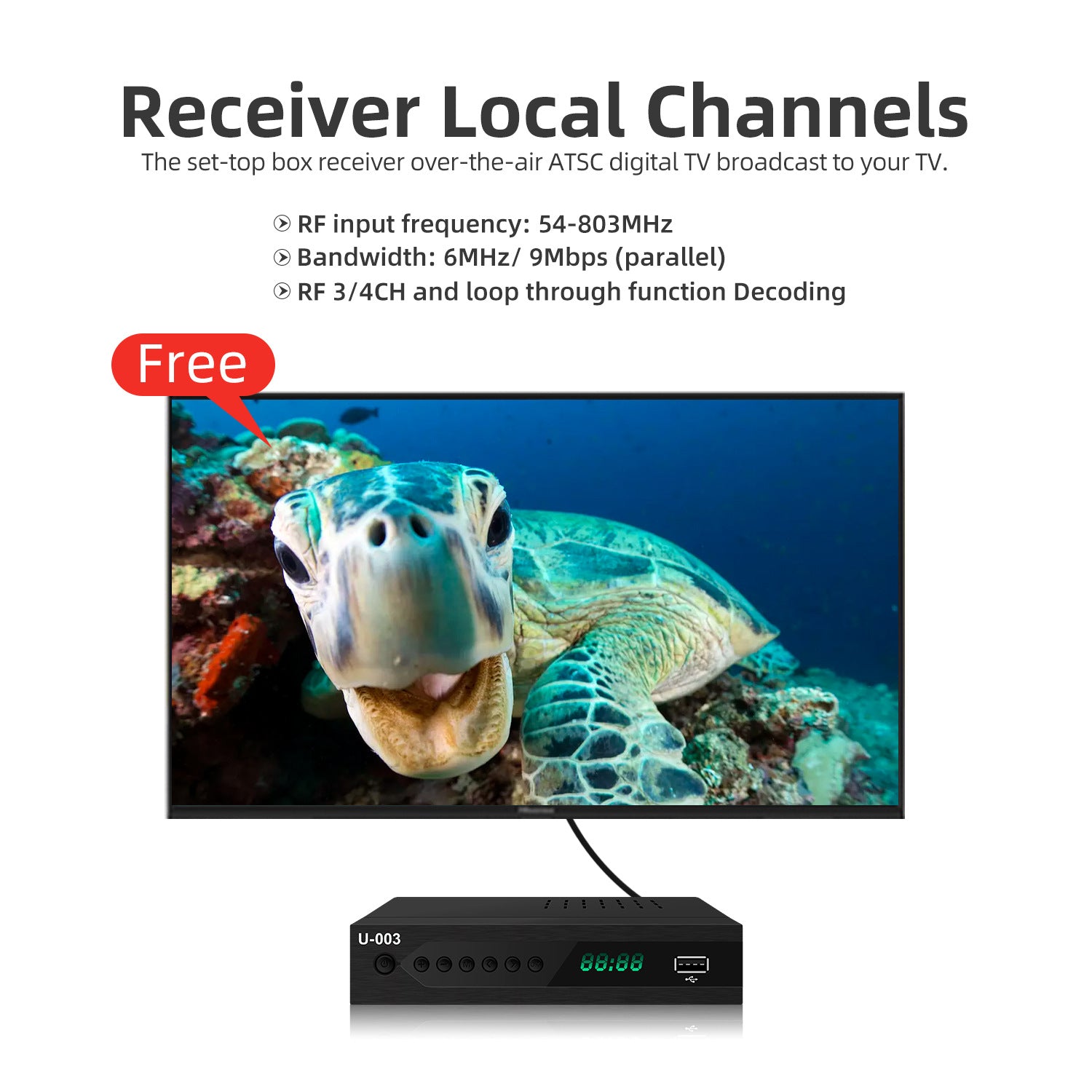 ATSC 1080P HD Digital Receiver for North America
