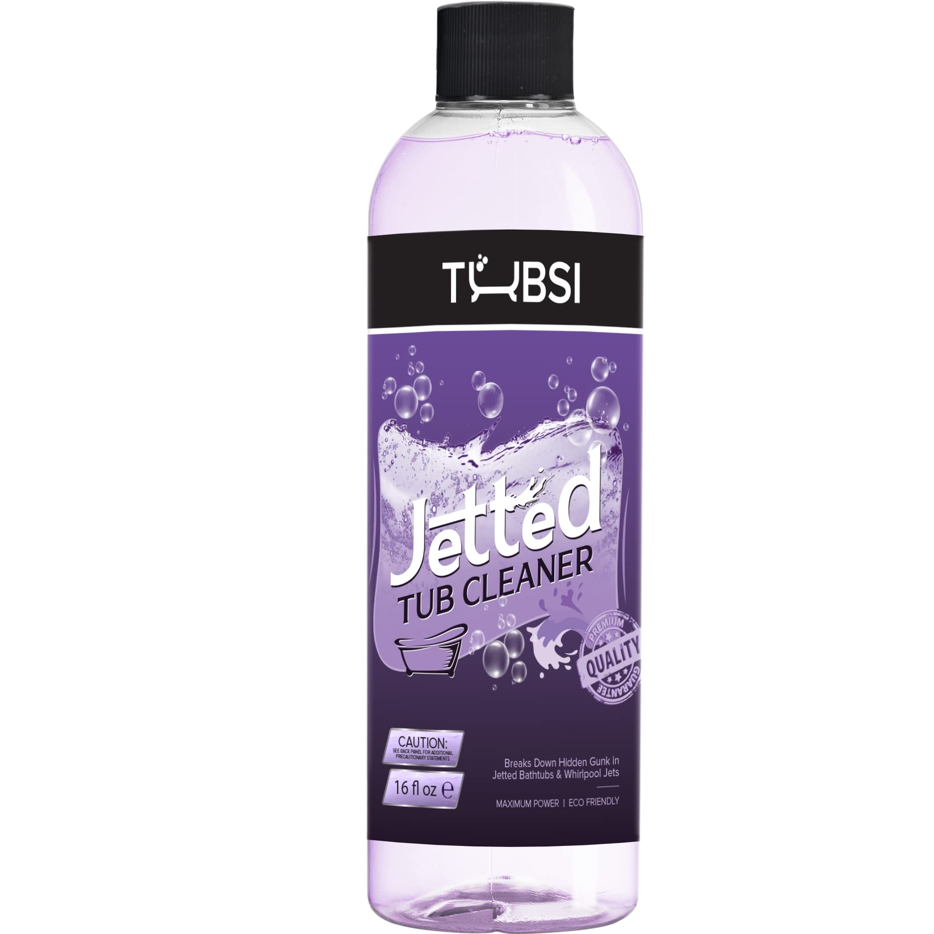 MAXTITE Tubsi Jetted Tub Cleaner - 16 oz - Supercharged Cleaning Action for Hidden Gunk in Jacuzzi Bathtub and Whirlpool Jets - Biodegradable Septic Safe - 4+ Doses