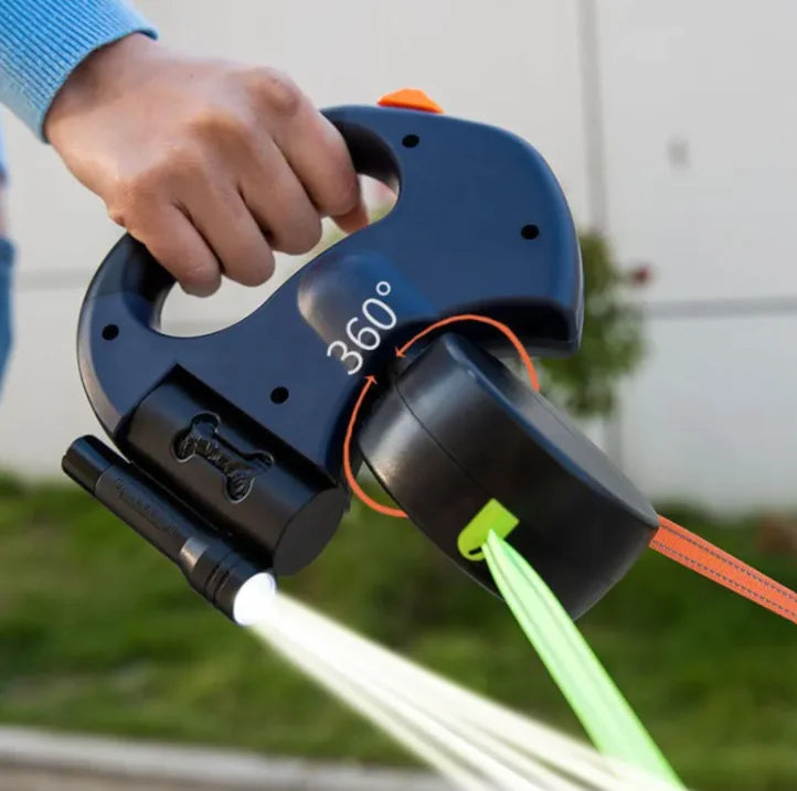 Dual Retractable Dog Leash - Joomcy