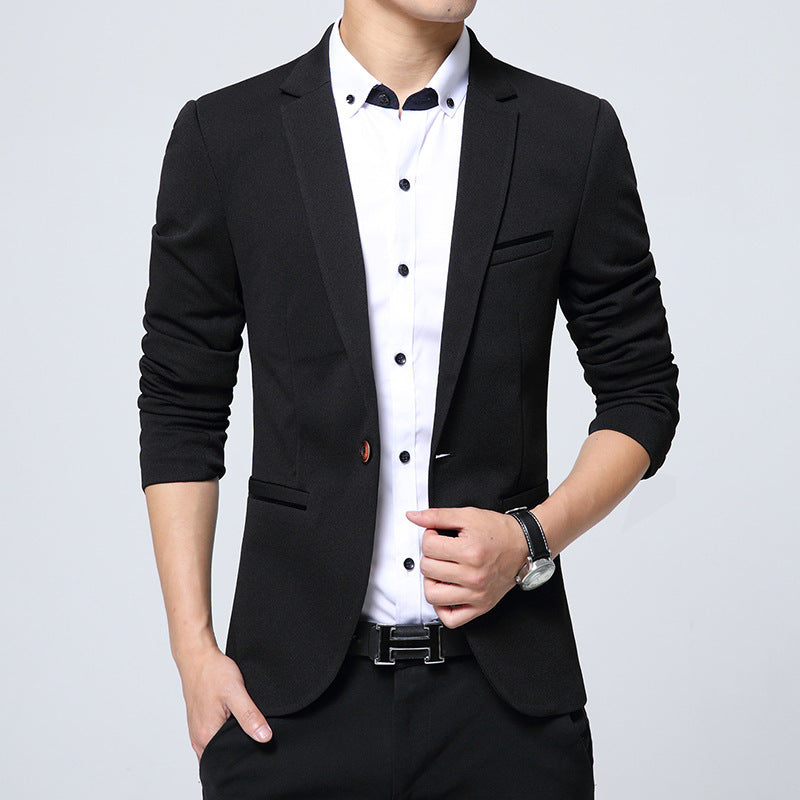 Men's Stylish Slim Fit Business Casual Blazer Jacket
