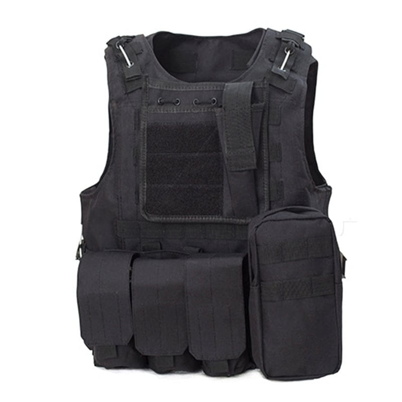Amphibious Tactical Vest with Multi-Function Carabiner