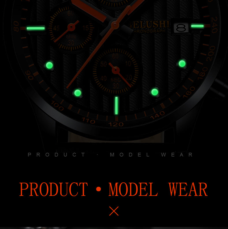 Belochi Stylish Men's Quartz Watch with Waterproof Design