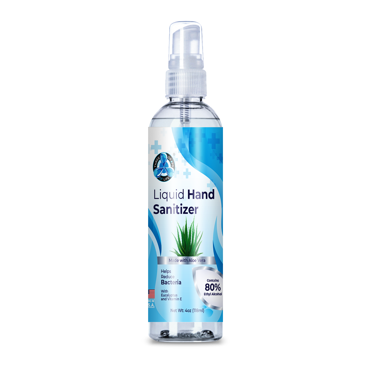 Liquid Hand Sanitizer Spray - Infused with Eucalyptus