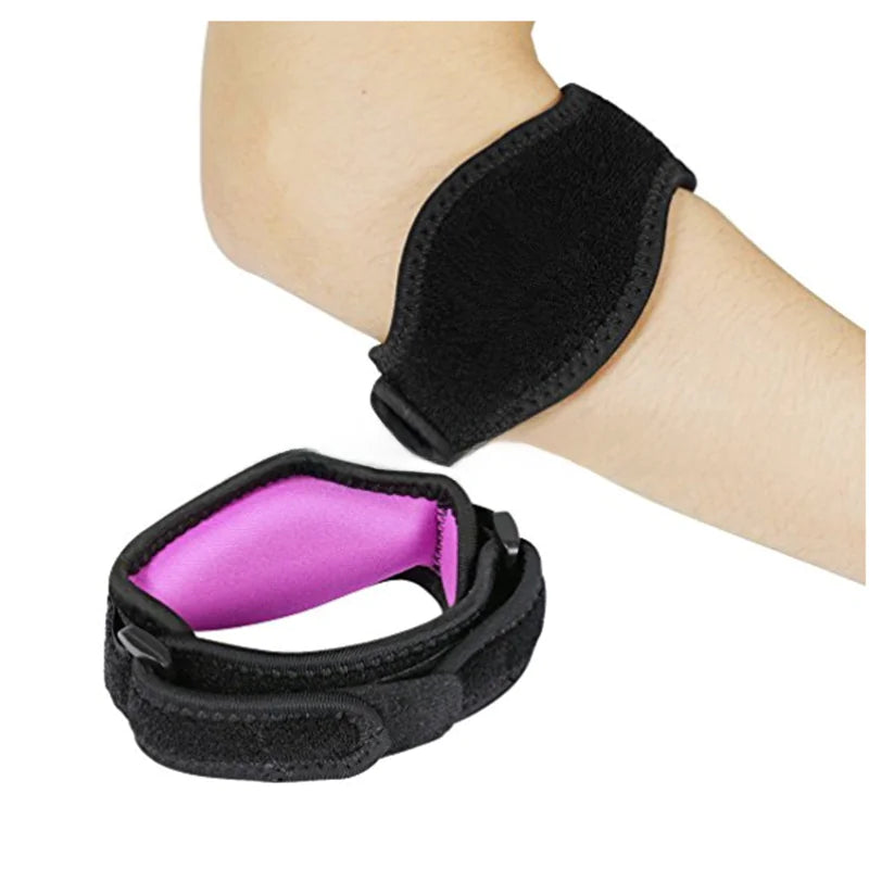 Adjustable Breathable Sports Elbow Guard with EVA Padding - Joomcy
