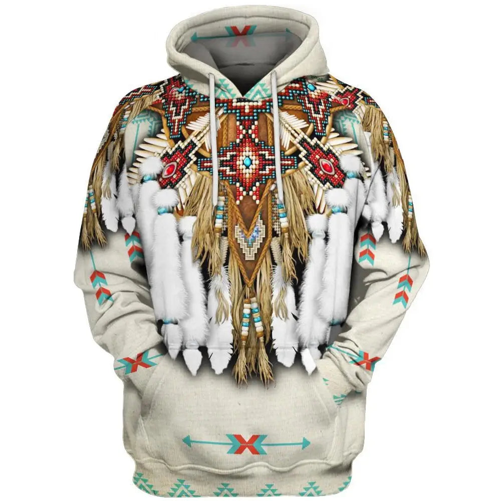 3D Hoodie with Digital Print - European Style Jacket