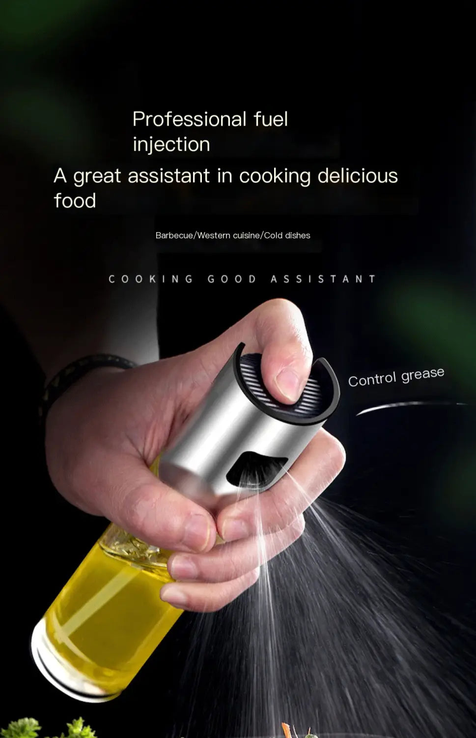 Glass Oil Spray Bottle