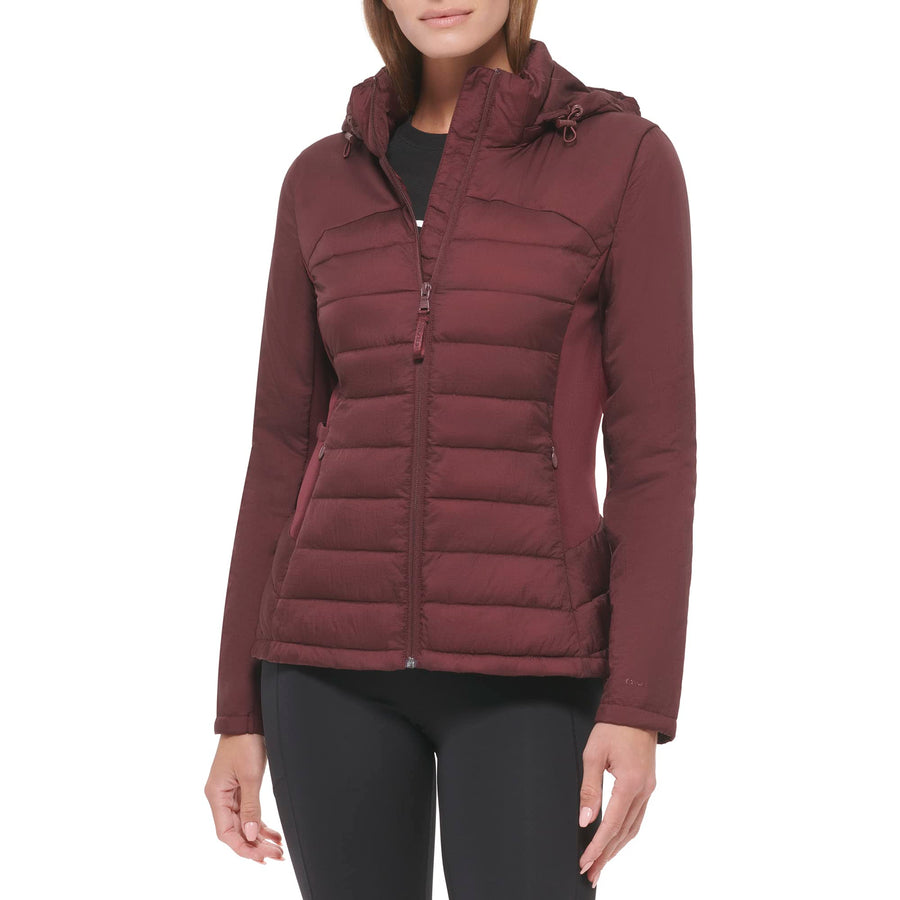 Calvin Klein womens Outerwear pufferOxbloodX-Small