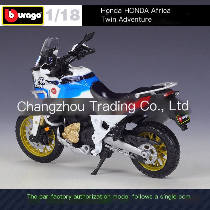 1:18 Honda Africa Twin Alloy Motorcycle Model
