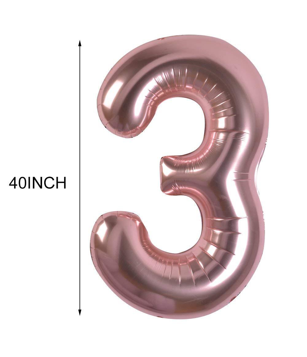 Rose Gold 30th Birthday Balloon Decoration Set