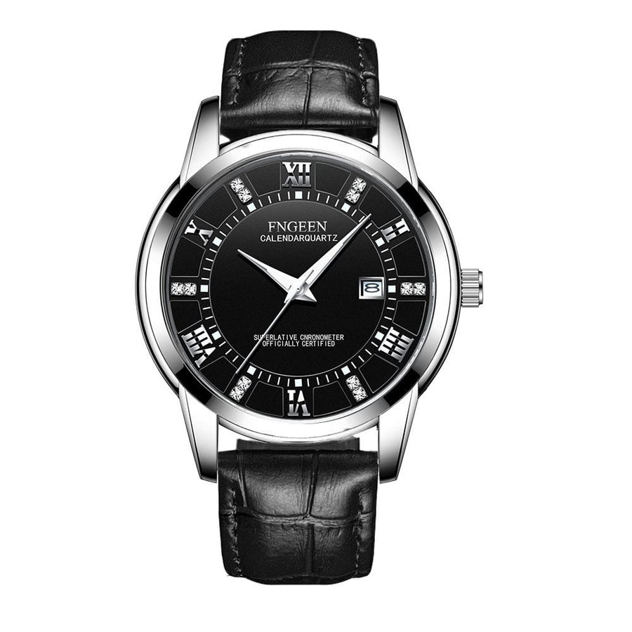 Men's Ultra-thin Waterproof Quartz Business Watch