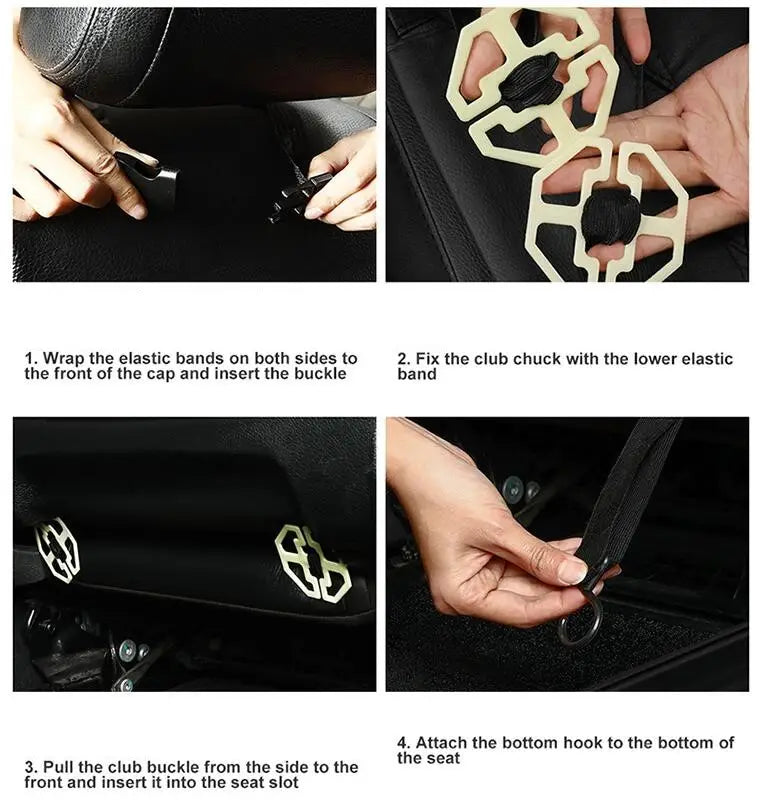 Car Backseat Storage Organizer with Multi-Function Pockets