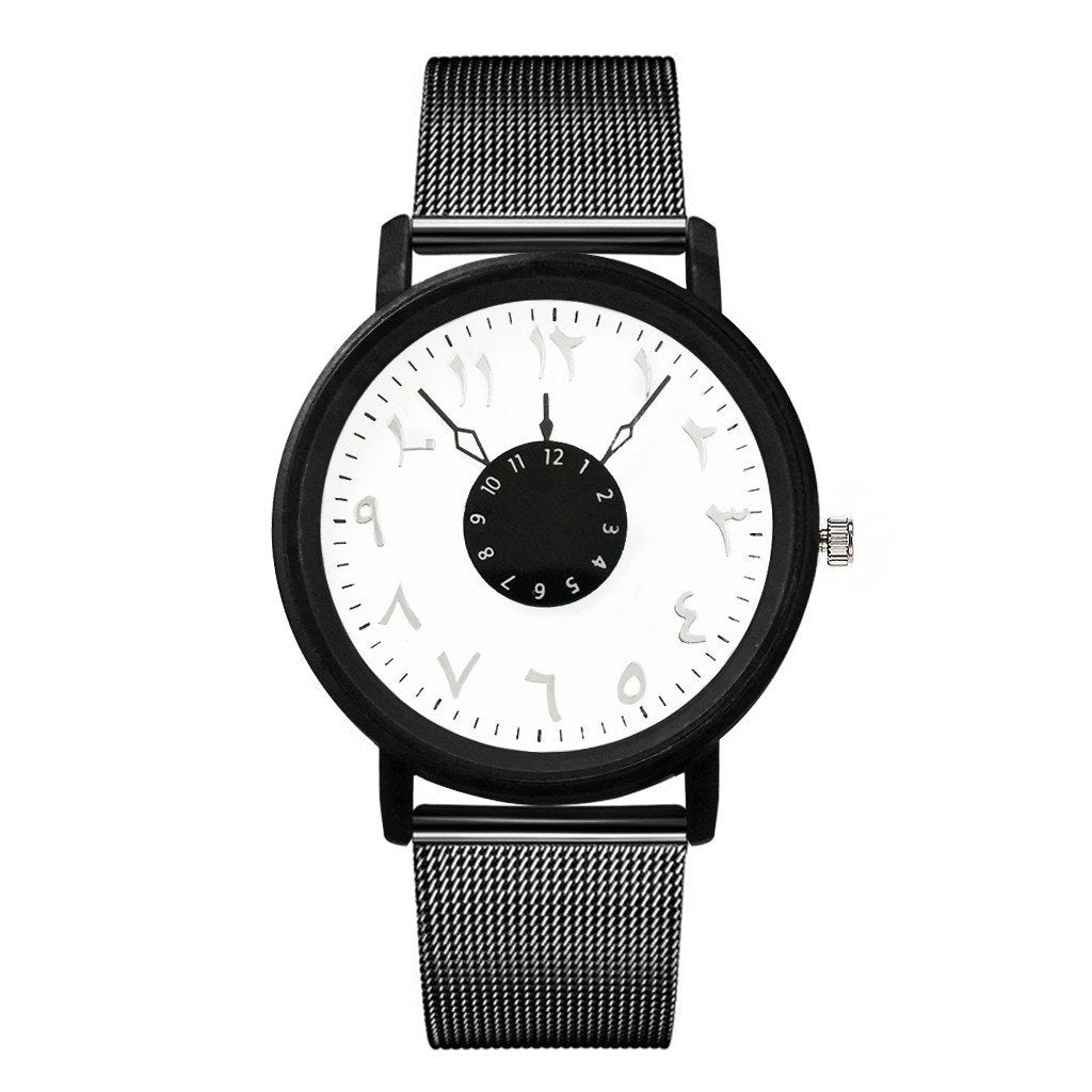 Ultra-thin Mesh Belt Casual Watch for Men & Women