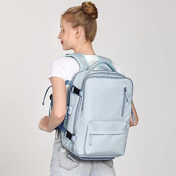 USB Rechargeable Women's Large-capacity Travel Backpack